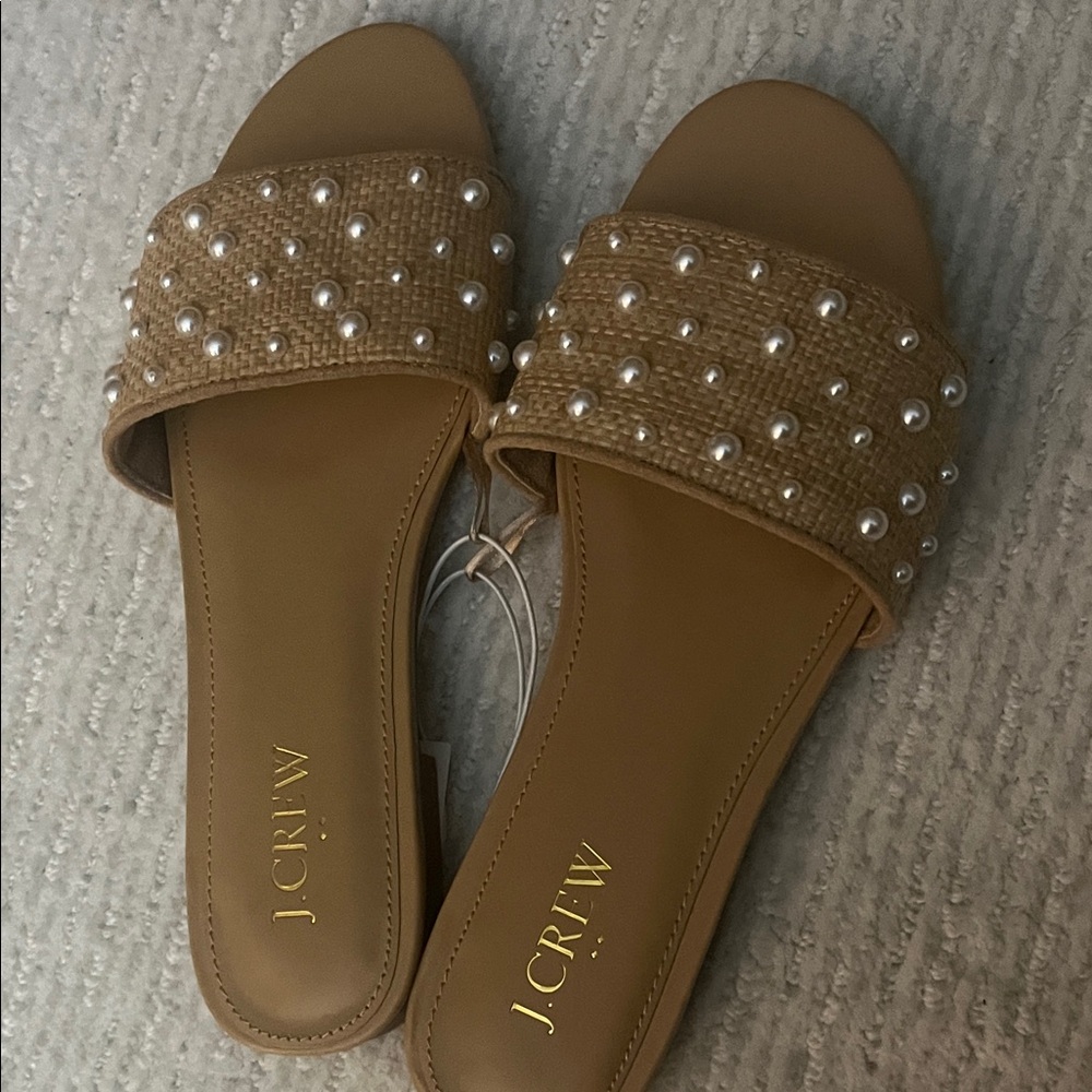 J. Crew Pearl slip on sandals - Picture 8 of 10